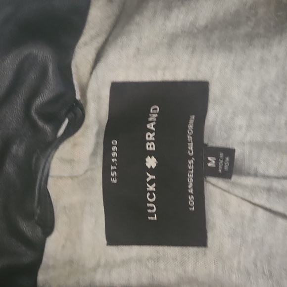 Vintage Lucky Brand Lamb leather jacket. - Picture 2 of 4